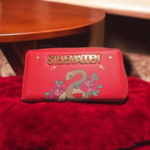 Steve Madden Red Dragon Wallet